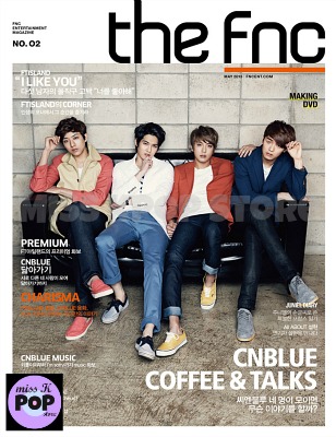 CNBLUE - REVISTA MAGAZINE The FNC Vol. 2 - CNBLUE Cover (5000 Limited Edition) (+ Making DVD) - Portada