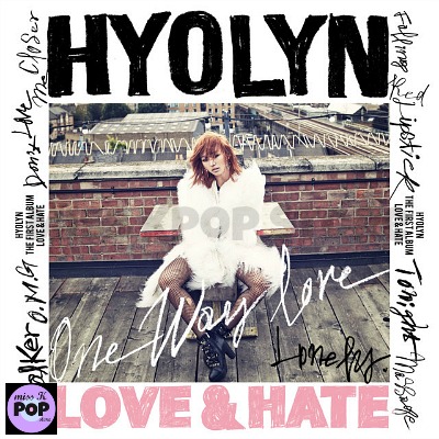 SISTAR HYORIN / HYOLYN - Album Vol. 1 [LOVE & HATE] - Portada